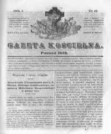 Gazeta Kościelna. 1843 R.1 nr47