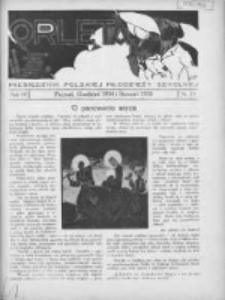 Orlęta: miesięcznik polskiej młodzieży szkolnej 1934/1935 grudzień/styczeń R.7 nr2/3