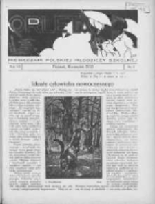 Orlęta: miesięcznik polskiej młodzieży szkolnej 1935 kwiecień R.7 Nr6