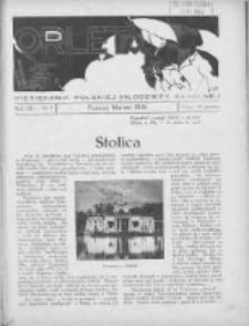 Orlęta: miesięcznik polskiej młodzieży szkolnej 1936 marzec R.8 Nr7