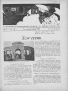 Orlęta: ilustrowany miesięcznik polskiej młodzieży szkolnej 1936 listopad R.9 Nr3