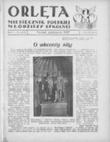 Orlęta: miesięcznik polskiej młodzieży szkolnej 1937 pażdziernik R.10 Nr2