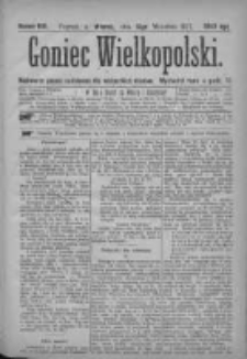 Goniec Wielkopolski: najtańsze pismo codzienne dla wszystkich stanów 1877.09.18 Nr166