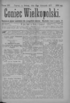 Goniec Wielkopolski: najtańsze pismo codzienne dla wszystkich stanów 1877.11.17 Nr217