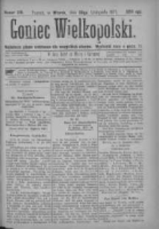 Goniec Wielkopolski: najtańsze pismo codzienne dla wszystkich stanów 1877.11.20 Nr219