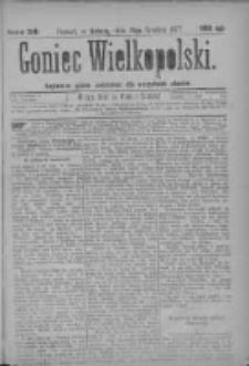 Goniec Wielkopolski: najtańsze pismo codzienne dla wszystkich stanów 1877.12.15 Nr240