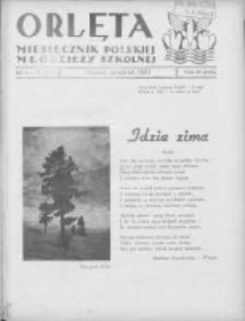 Orlęta: miesięcznik polskiej młodzieży szkolnej 1937 grudzień R.10 Nr4