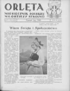 Orlęta: miesięcznik polskiej młodzieży szkolnej 1938 luty R.10 Nr6