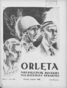 Orlęta: miesięcznik polskiej młodzieży szkolnej 1938 marzec R.10 Nr7