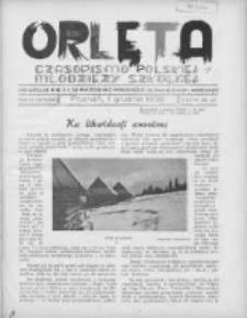 Orlęta: miesięcznik polskiej młodzieży szkolnej 1938.12.01 R.11 Nr7