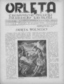Orlęta: miesięcznik polskiej młodzieży szkolnej 1938.12.15 R.11 Nr8/9
