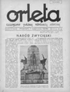 Orlęta: miesięcznik polskiej młodzieży szkolnej 1939.06.01 R.11 Nr19/20