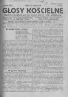 Głosy Kościelne. 1928 nr25