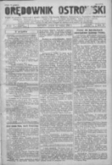 Orędownik Ostrowski: pismo na powiat Ostrowski oraz miast Ostrowa, Odolanowa, Sulmierzyc, Raszkowa i Skalmierzyc 1936.03.20 R.85 Nr23