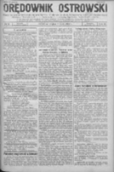 Orędownik Ostrowski: pismo na powiat Ostrowski oraz miast Ostrowa, Odolanowa, Sulmierzyc, Raszkowa i Skalmierzyc 1936.07.03 R.85 Nr53