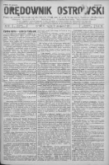 Orędownik Ostrowski: pismo na powiat Ostrowski oraz miast Ostrowa, Odolanowa, Sulmierzyc, Raszkowa i Skalmierzyc 1936.08.21 R.85 Nr67