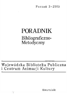 Poradnik Bibliograficzno-Metodyczny : 2005 z.3