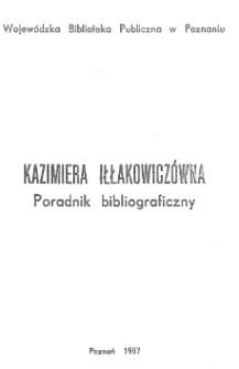 Kazimiera Iłłakowiczówna