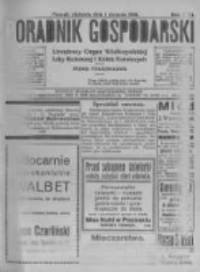 Poradnik Gospodarski. Pismo Tygodniowe. 1920.08.01 R.31 nr31