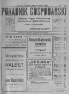Poradnik Gospodarski. Pismo Tygodniowe. 1920.08.15 R.31 nr33