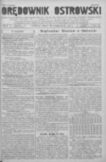 Orędownik Ostrowski: pismo na powiat Ostrowski oraz miast Ostrowa, Odolanowa, Sulmierzyc, Raszkowa i Skalmierzyc 1936.10.13 R.85 Nr82