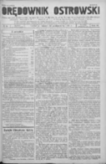 Orędownik Ostrowski: pismo na powiat Ostrowski oraz miast Ostrowa, Odolanowa, Sulmierzyc, Raszkowa i Skalmierzyc 1936.10.20 R.85 Nr84