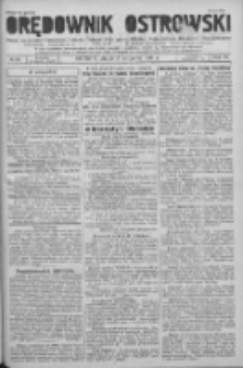 Orędownik Ostrowski: pismo na powiat Ostrowski oraz miast Ostrowa, Odolanowa, Sulmierzyc, Raszkowa i Skalmierzyc 1936.11.06 R.85 Nr89