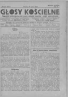 Głosy Kościelne. 1929 nr11