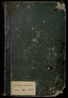 Notatnik Leonarda Niedźwieckiego z adresami jego korespondentów z lat 1840-1861