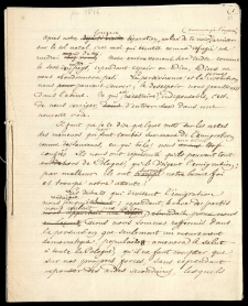 Brulion artykułu dotyczącego roli Centralizacji 1846 r. w Galicji