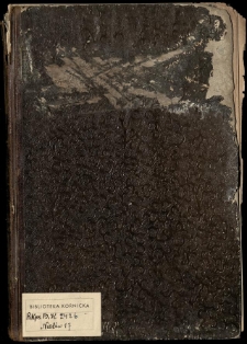 Dziennik wydatków domu Zamoyskich 1851-1854