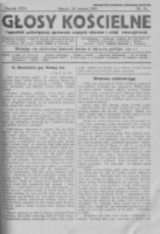 Głosy Kościelne. 1930 nr25