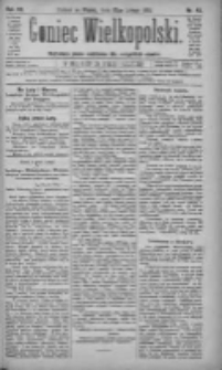 Goniec Wielkopolski: najtańsze pismo codzienne dla wszystkich stanów 1883.02.23 R.7 Nr43