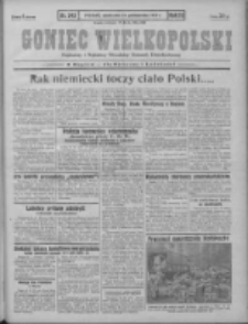 Goniec Wielkopolski: najstarszy i najtańszy niezależny dziennik demokratyczny 1929.10.19 R.53 Nr242