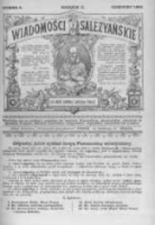 Wiadomości Salezyańskie. 1898 R.2 nr6
