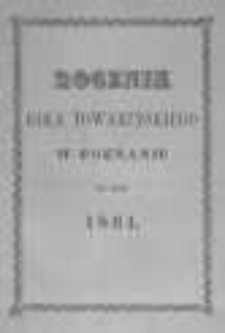 Rocznik Koła Towarzyskiego w Poznaniu na rok 1861