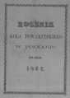 Rocznik Koła Towarzyskiego w Poznaniu na rok 1862