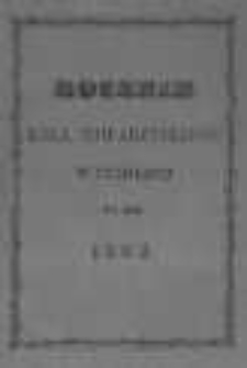 Rocznik Koła Towarzyskiego w Poznaniu na rok 1863