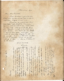 Listy do Carle Charlotte z domu Wilkins