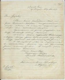 List do Gajewskiego Stanisława