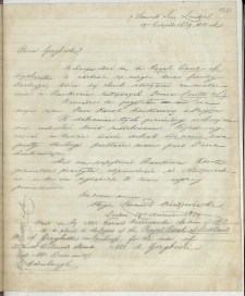 List do Grzybowskiego Adama