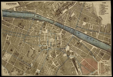 Florencja - 1910 - plan miasta