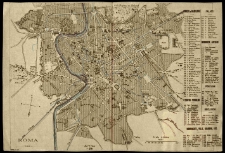 Rzym - 1910 - plan miasta