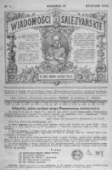 Wiadomości Salezyańskie. 1900 R.4 nr1