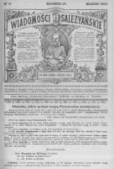 Wiadomości Salezyańskie. 1900 R.4 nr3