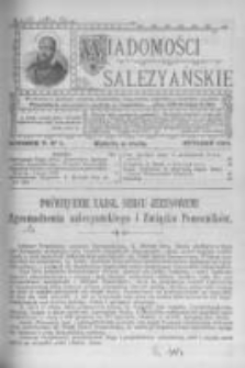 Wiadomości Salezyańskie. 1901 R.5 nr1