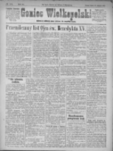 Goniec Wielkopolski: najstarsze i najtańsze pismo codzienne dla wszystkich stanów 1921.08.24 R.44 Nr174