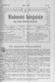 Wiadomości Salezjańskie. 1907 R.11 nr3