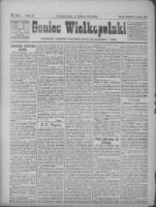 Goniec Wielkopolski: najstarsze i najtańsze pismo codzienne dla wszystkich stanów 1921.12.04 R.44 Nr261