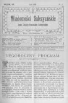 Wiadomości Salezjańskie. 1910 R.14 nr2